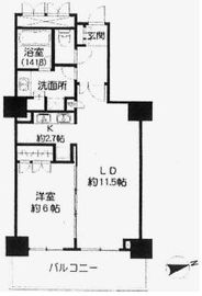 代官山アドレス ザ・タワー 12階 間取り図