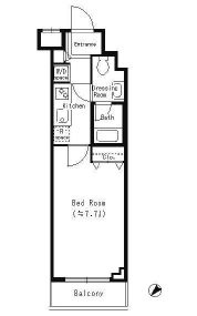 Dew Lavan 新橋 302 間取り図