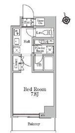 レジディア目黒4 101 間取り図