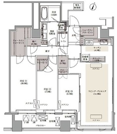 ブランズ四番町 4階 間取り図