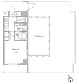 レジディア目黒4 406 間取り図