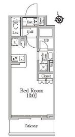 レジディア目黒4 104 間取り図