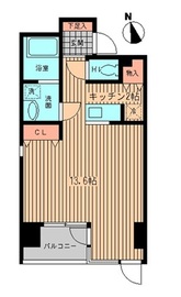 ユニテE 402 間取り図