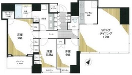 THE ROPPONGI TOKYO CLUB RESIDENCE 33階 間取り図