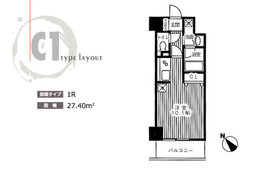 TKフラッツ渋谷 303 間取り図