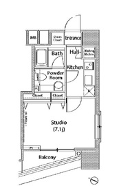 ファーストリアルタワー新宿 2008 間取り図