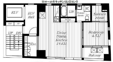 グレース白金 601 間取り図