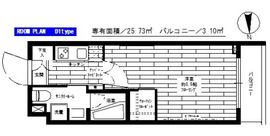 ステージグランデ清澄白河アジールコート 3階 間取り図