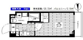 ステージグランデ清澄白河アジールコート 1階 間取り図