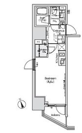 ベルビュー新橋 201 間取り図