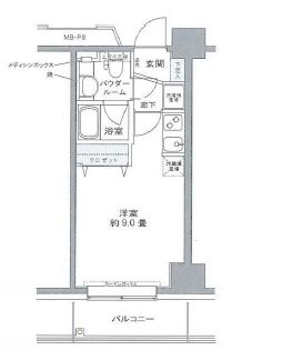 プライムアーバン豊洲 307 間取り図
