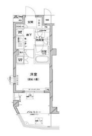 コンフォリア目黒八雲 407 間取り図