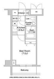 コンフォリア豊洲 414 間取り図