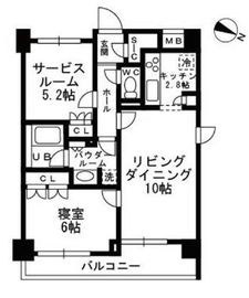 シャンピアグランデ深沢 216 間取り図