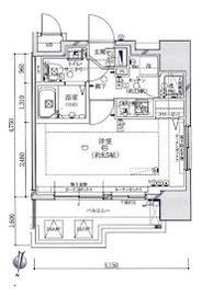 ガリシア九段下ライズ 3階 間取り図