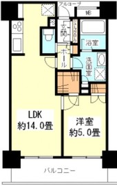 アルス高輪桂坂 1008 間取り図