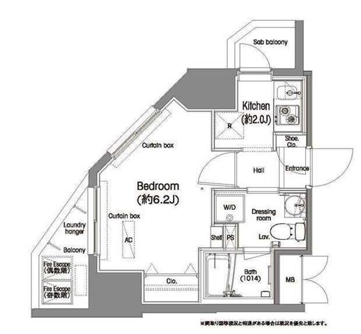 コンフォリア西蒲田 601 間取り図