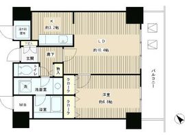 トレステージ目黒 302 間取り図