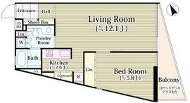 代々木 MK COURT 303 間取り図