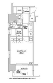 コンフォリア神楽坂DEUX 902 間取り図