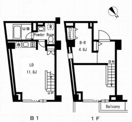 代々木の杜 103 間取り図