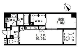 レジディア日本橋浜町 1003 間取り図