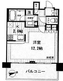 新宿グランドプラザ 6階 間取り図