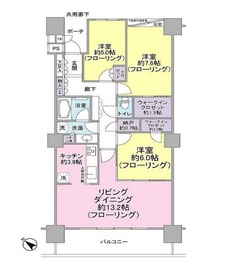 シティタワー品川 19階 間取り図