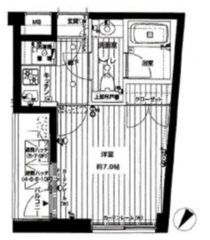 ジェイパーク恵比寿3アルティマ 6階 間取り図