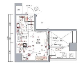 デュアレス千代田三崎町 3階 間取り図