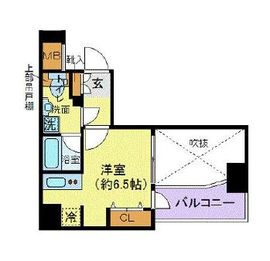 デュアレス千代田三崎町 8階 間取り図