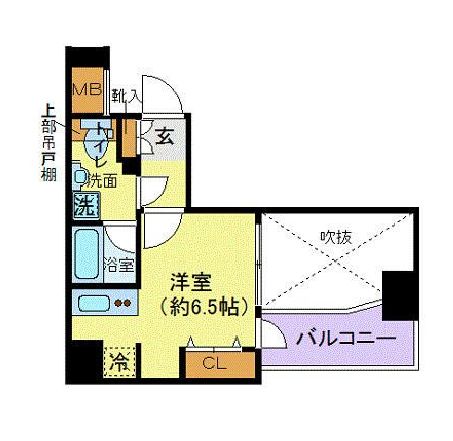 デュアレス千代田三崎町 9階 間取り図