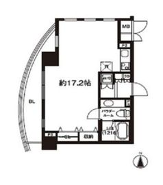 MG目黒駅前 1008 間取り図