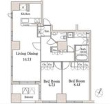 LaSante一番町 1102 間取り図