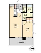 ラクアスレジデンス東新宿 918 間取り図