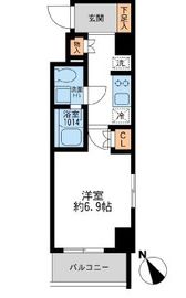 アーデン門前仲町 501 間取り図