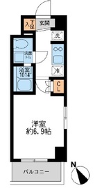 アーデン門前仲町 405 間取り図