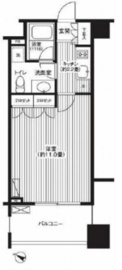 グランハイツ代々木 1107 間取り図