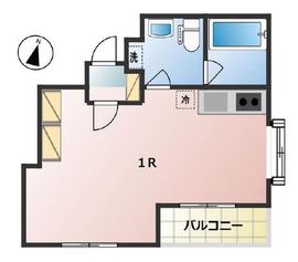 カイザー赤坂ビル 701 間取り図