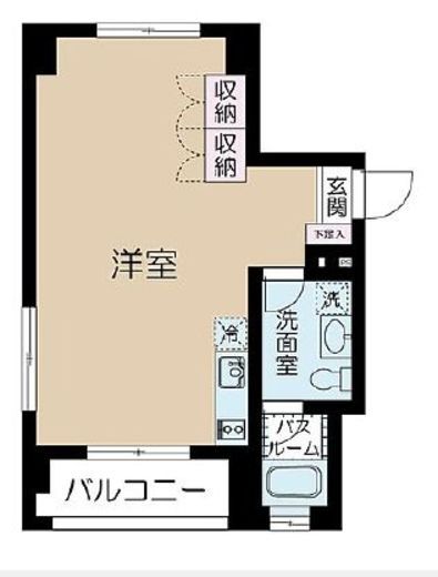 カイザー赤坂ビル 402 間取り図