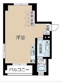 カイザー赤坂ビル 402 間取り図