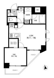 クレヴィア南麻布 14階 間取り図