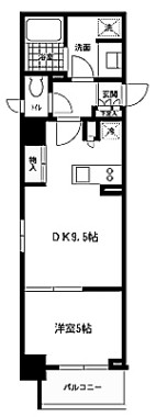 クオリア代々木 304 間取り図