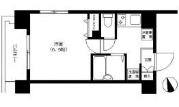 トーシンフェニックス南麻布 6階 間取り図