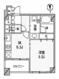 クリオ三田ラ・モード 706 間取り図