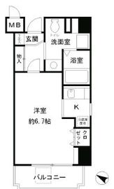 レジディア目黒 501 間取り図