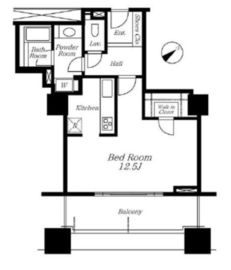 ザ・タワーグランディア 4階 間取り図