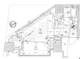 オープンレジデンシア南青山骨董通り 8階 間取り図