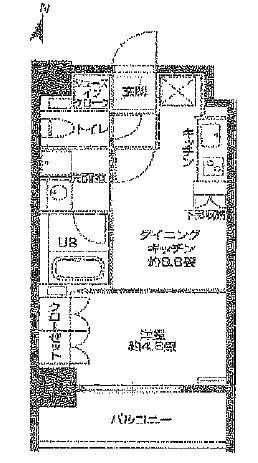 リリエンベルグ目白壱番館 602 間取り図