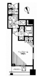 クオリア恵比寿ウエスト 2階 間取り図